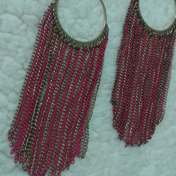 Chain Earings - Picture 3 of 4