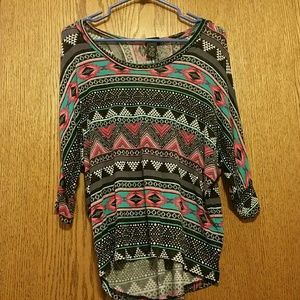 Thin flouncy shirt