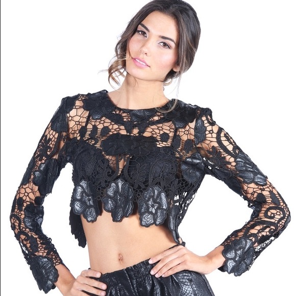 Night Out Lace Top