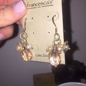 Cute dangle pink earrings