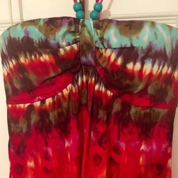 NWOT Ruby Rox // Sunset Halter Dress - Picture 2 of 4