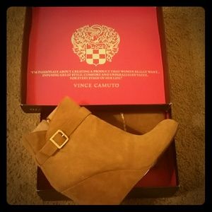 Vince Camuto wedge ankle boots