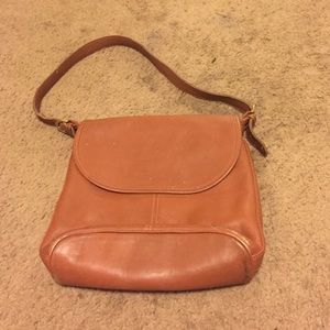 Brown Leather Coach Purse