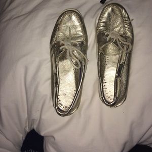 Women's Gold Sperry
