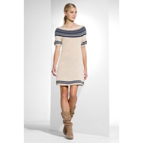 BCBGMaxAzria Dresses & Skirts - 🍾Host Pick🍾BCBGMaxAzria Fair Isle Sweater Dress