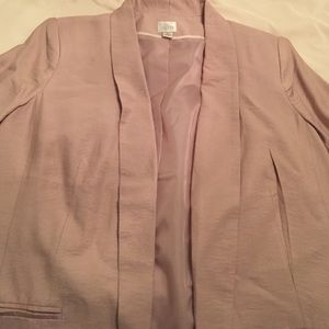 Rose pink blazer. More like a mauve color.