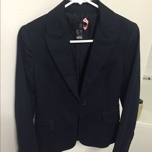 Mango Navy Blue Blazer Jacket