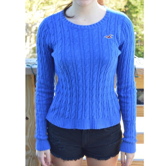 Blue Hollister Sweater