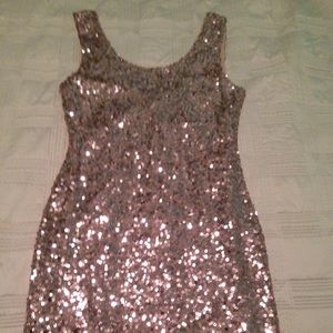 Sequins mini dress