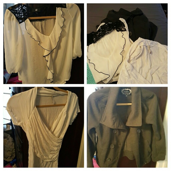 Blouses and a peacoat