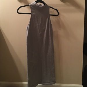 Silver Bebe bodycon dress!