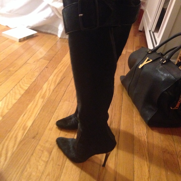 Manolo Blahnik Ponyhair Over the Knee boots - Picture 2 of 5
