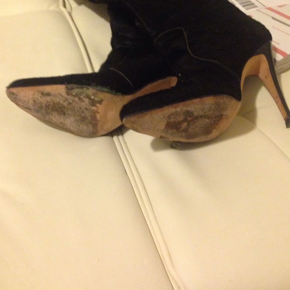 Manolo Blahnik Ponyhair Over the Knee boots - Picture 3 of 5