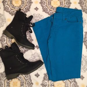 Vibrant blue pants