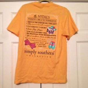 Simply southern orange tee
