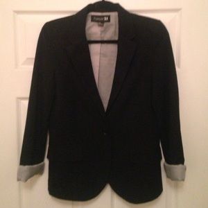 Single Button Black Blazer (size m)