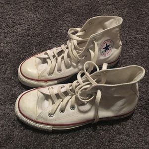 White high top converse