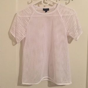 Topshop white blouse
