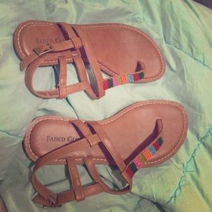 Faded Glory sandals; size 7