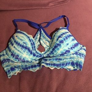 PINK racer back pushup bra