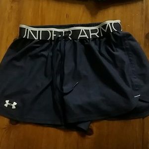 Loose athletic shorts