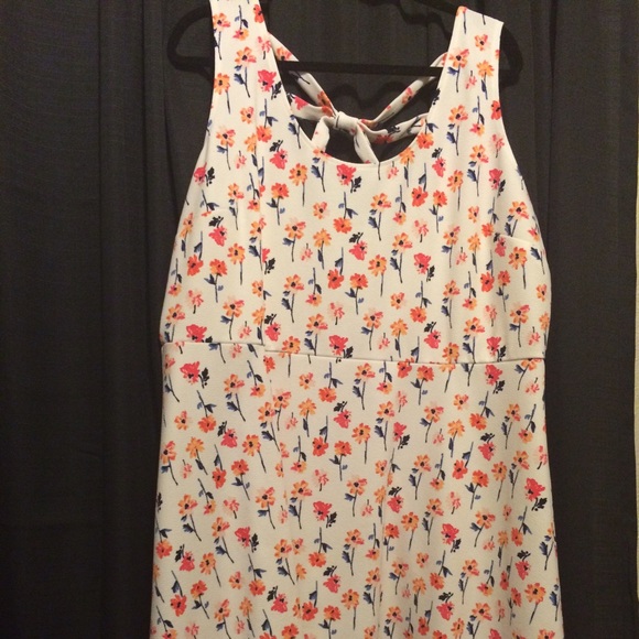 White Floral Dress
