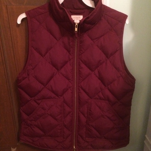 Maroon Jcrew Excursion Vest