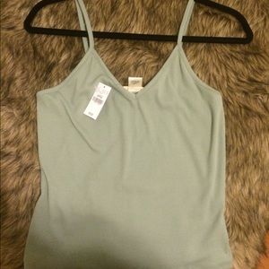 light green tank top