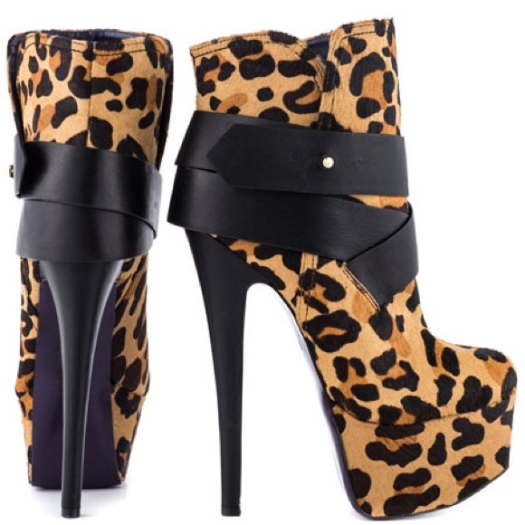 Leopard Print Boots