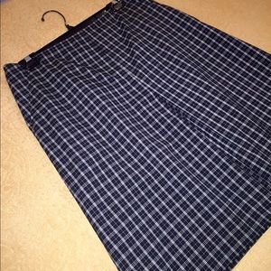 Patterned A-line skirt