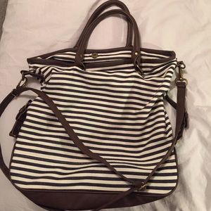 Striped Tote Bag