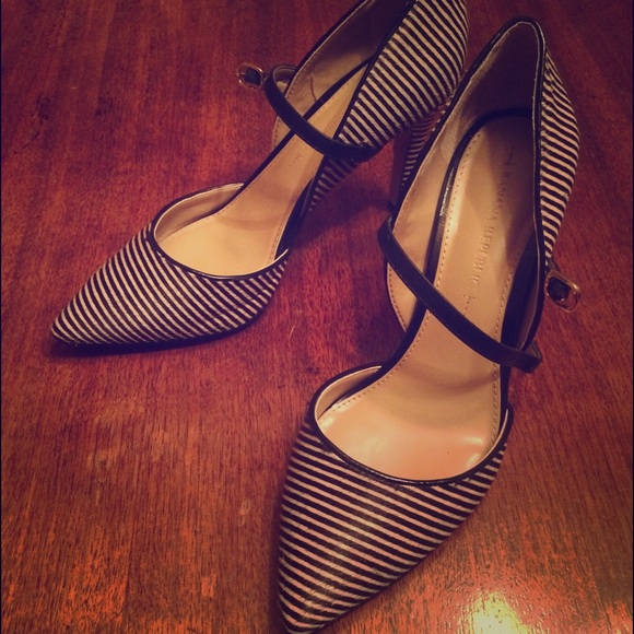 Zebra print heels