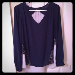 High-Low Chiffon Blouse