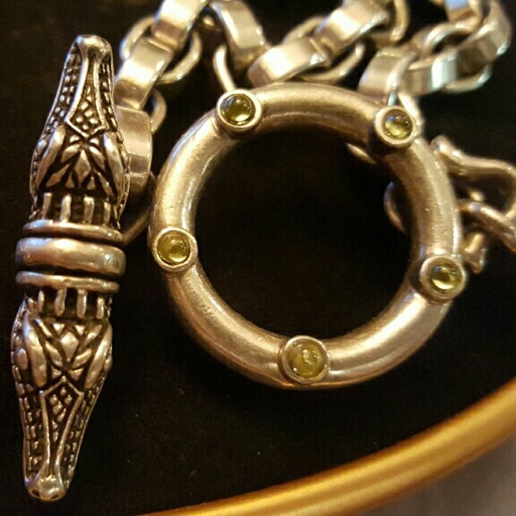 SOLD!! Kieselstein Cord Alligator Necklace - Picture 3 of 4