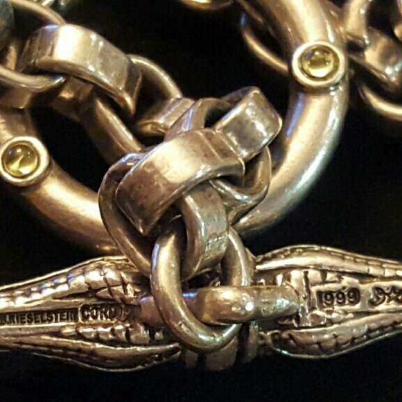 SOLD!! Kieselstein Cord Alligator Necklace - Picture 4 of 4