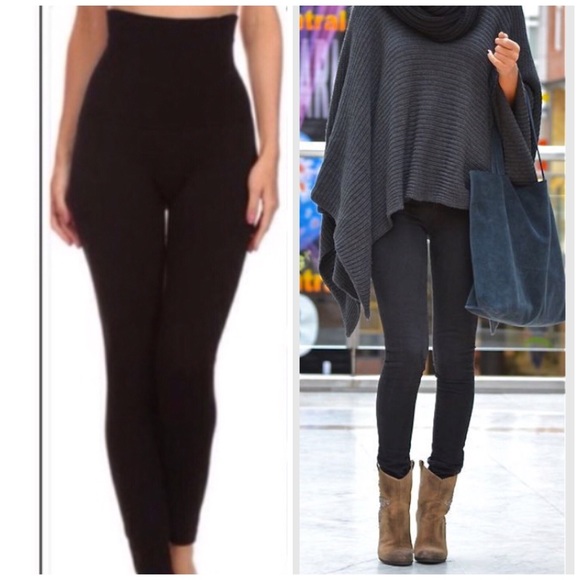 Tummy Control  High Waist  Compression Leggings - Picture 2 of 4