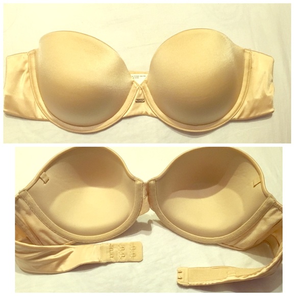 Strapless push-up bra