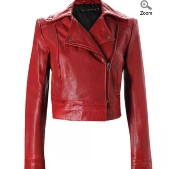 French connection leather jacket