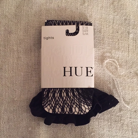 NWT HUE fishnet tights