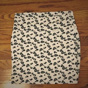 Charlotte Russe Skull Skirt