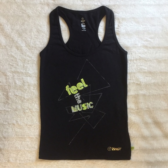 Zumba Wear Feel the Music Tank Size Small