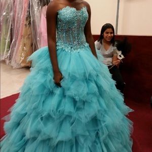 Baby Blue Ball Gown