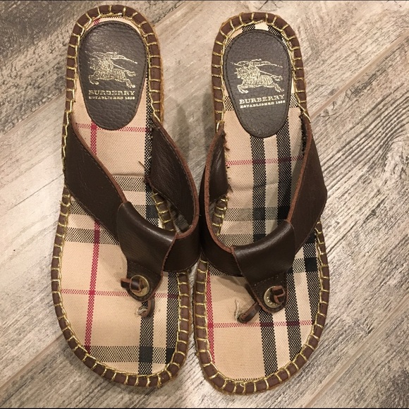 Burberry Wedge Sandals