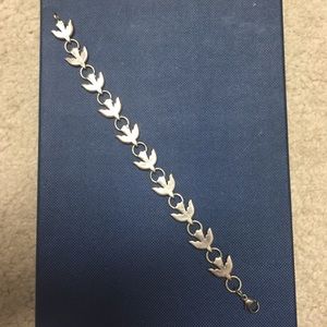 Sterling Silver Dove Bracelet