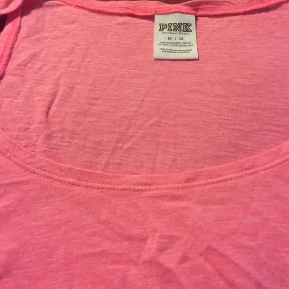 PINK Knot front crop top