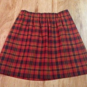 J. Crew plaid mini skirt