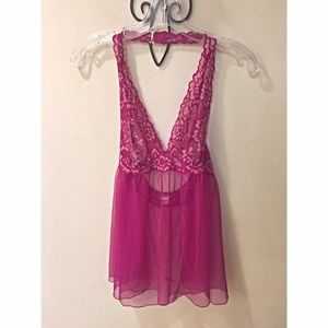 Victoria's Secret pink babydoll