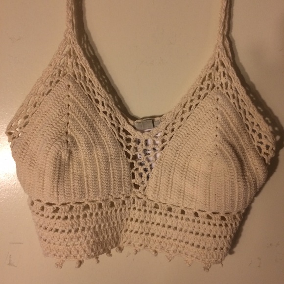 UO boho crochet crop top - Picture 1 of 4