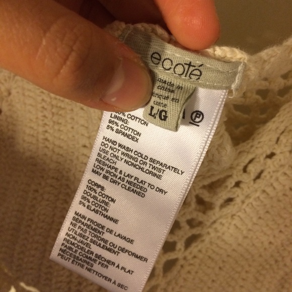 UO boho crochet crop top - Picture 2 of 4