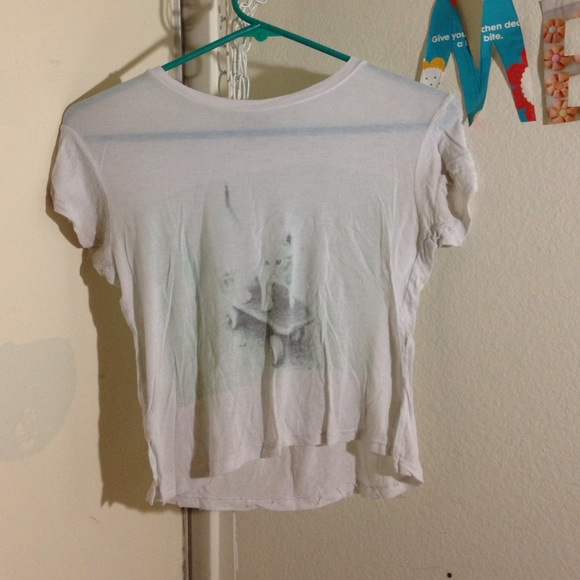 Brandy Melville Tops Brandy Cat Tshirt Poshmark
